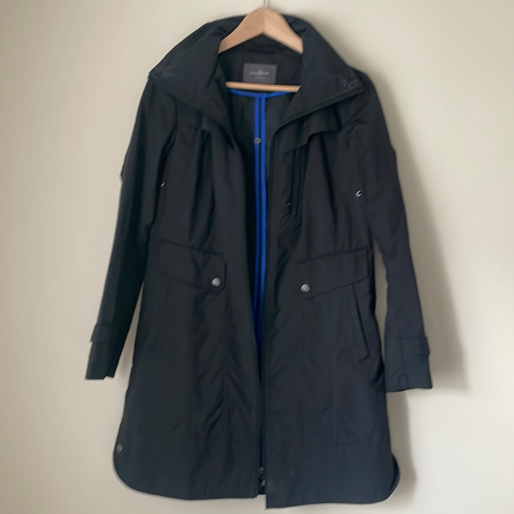 Cole haan light black raincoat